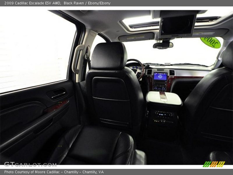 Black Raven / Ebony/Ebony 2009 Cadillac Escalade ESV AWD