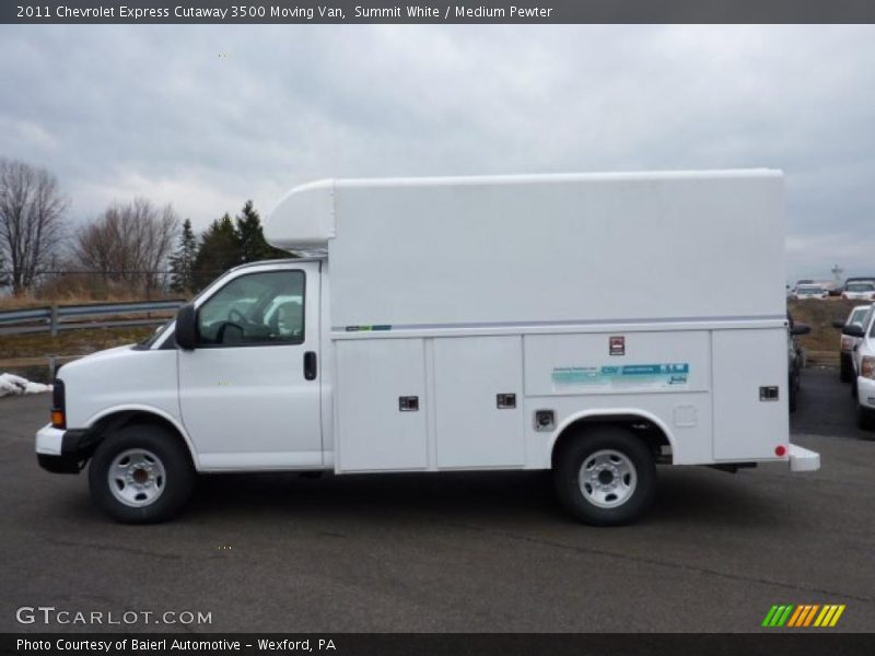 Summit White / Medium Pewter 2011 Chevrolet Express Cutaway 3500 Moving Van