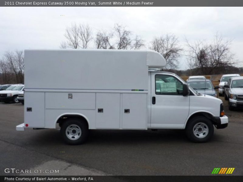 Summit White / Medium Pewter 2011 Chevrolet Express Cutaway 3500 Moving Van