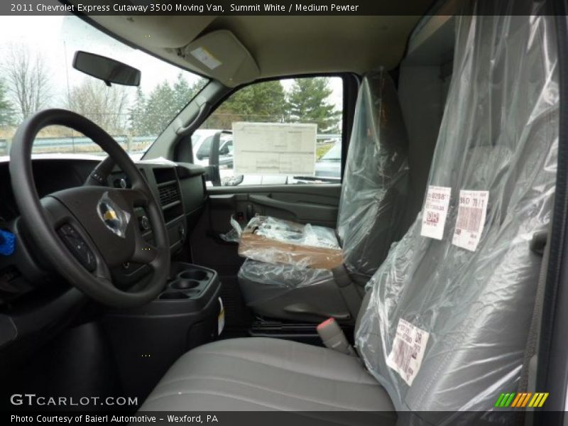 Summit White / Medium Pewter 2011 Chevrolet Express Cutaway 3500 Moving Van