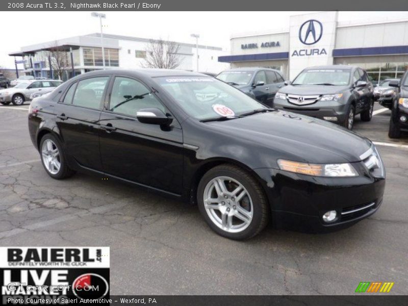 Nighthawk Black Pearl / Ebony 2008 Acura TL 3.2
