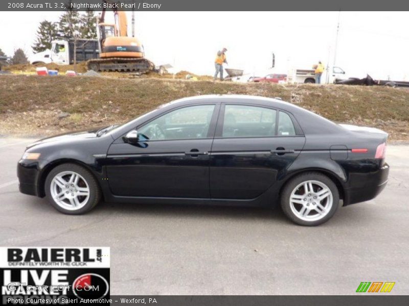 Nighthawk Black Pearl / Ebony 2008 Acura TL 3.2