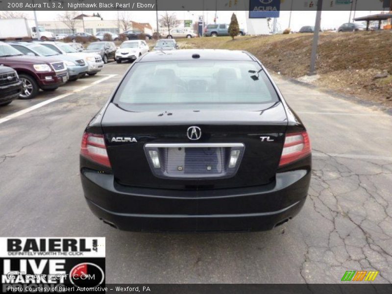 Nighthawk Black Pearl / Ebony 2008 Acura TL 3.2