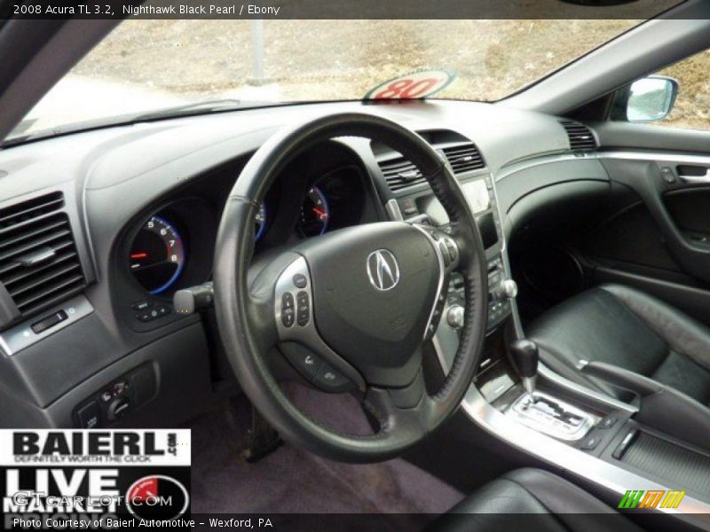 Nighthawk Black Pearl / Ebony 2008 Acura TL 3.2