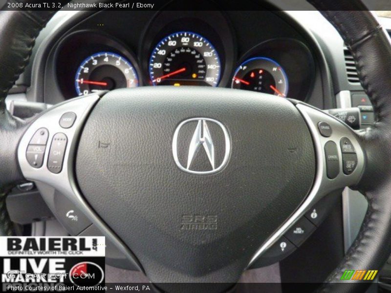 Nighthawk Black Pearl / Ebony 2008 Acura TL 3.2