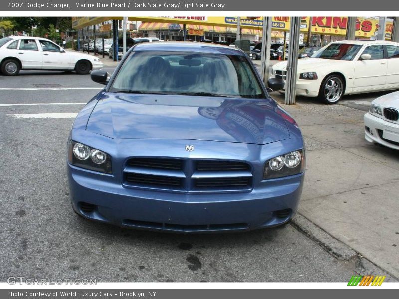 Marine Blue Pearl / Dark Slate Gray/Light Slate Gray 2007 Dodge Charger