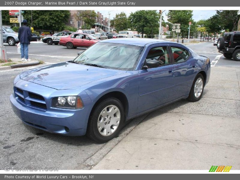 Marine Blue Pearl / Dark Slate Gray/Light Slate Gray 2007 Dodge Charger
