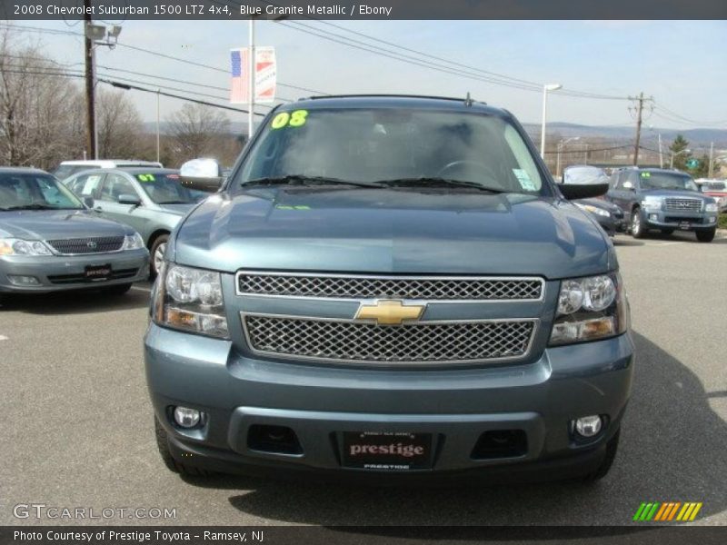 Blue Granite Metallic / Ebony 2008 Chevrolet Suburban 1500 LTZ 4x4