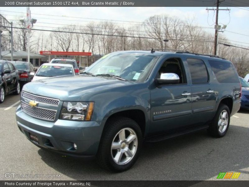 Blue Granite Metallic / Ebony 2008 Chevrolet Suburban 1500 LTZ 4x4