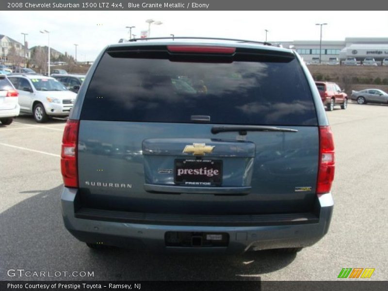 Blue Granite Metallic / Ebony 2008 Chevrolet Suburban 1500 LTZ 4x4