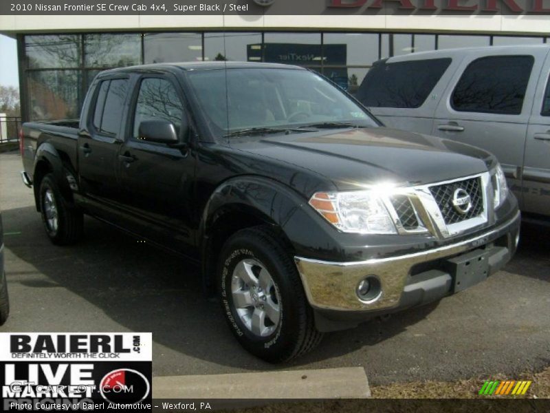 Super Black / Steel 2010 Nissan Frontier SE Crew Cab 4x4