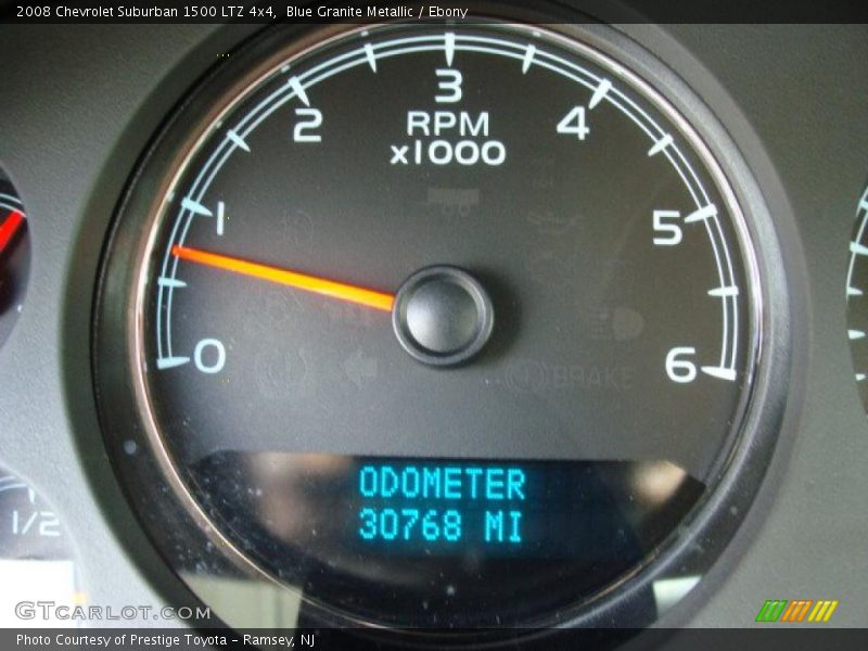 Blue Granite Metallic / Ebony 2008 Chevrolet Suburban 1500 LTZ 4x4