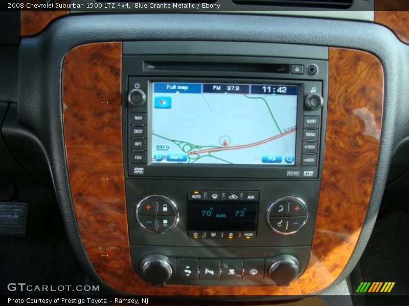 Blue Granite Metallic / Ebony 2008 Chevrolet Suburban 1500 LTZ 4x4