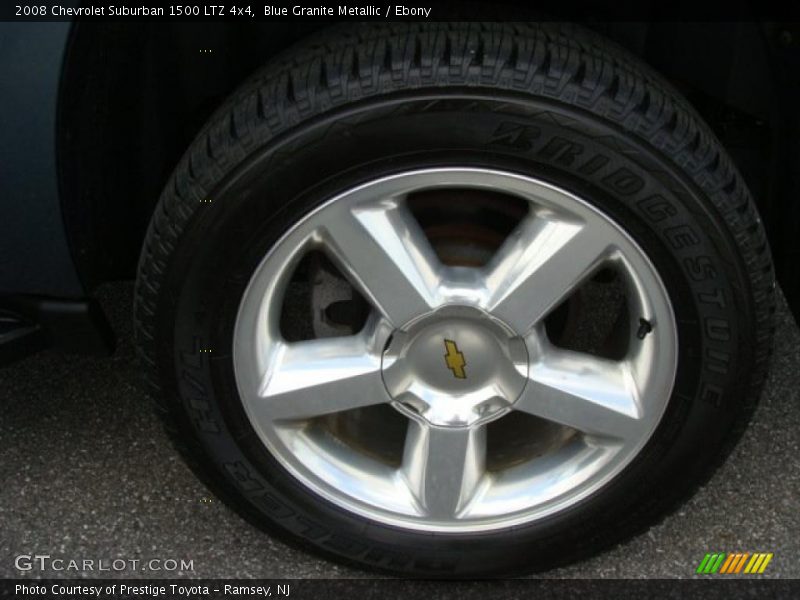 Blue Granite Metallic / Ebony 2008 Chevrolet Suburban 1500 LTZ 4x4