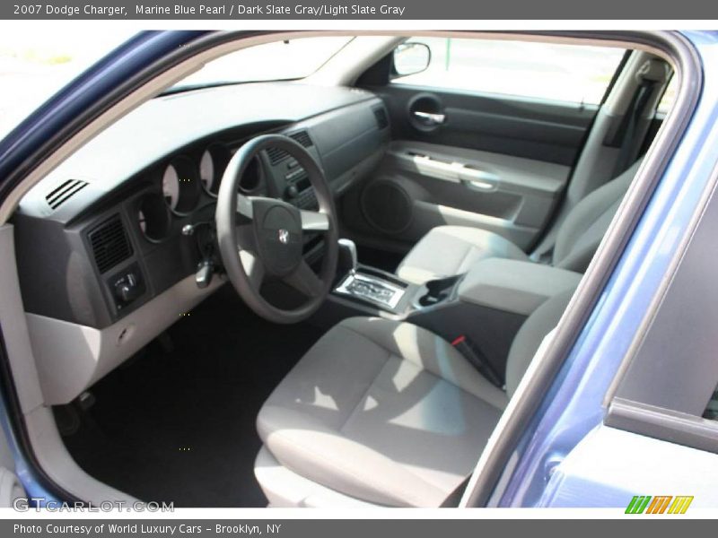 Marine Blue Pearl / Dark Slate Gray/Light Slate Gray 2007 Dodge Charger