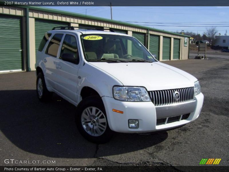 Oxford White / Pebble 2007 Mercury Mariner Luxury