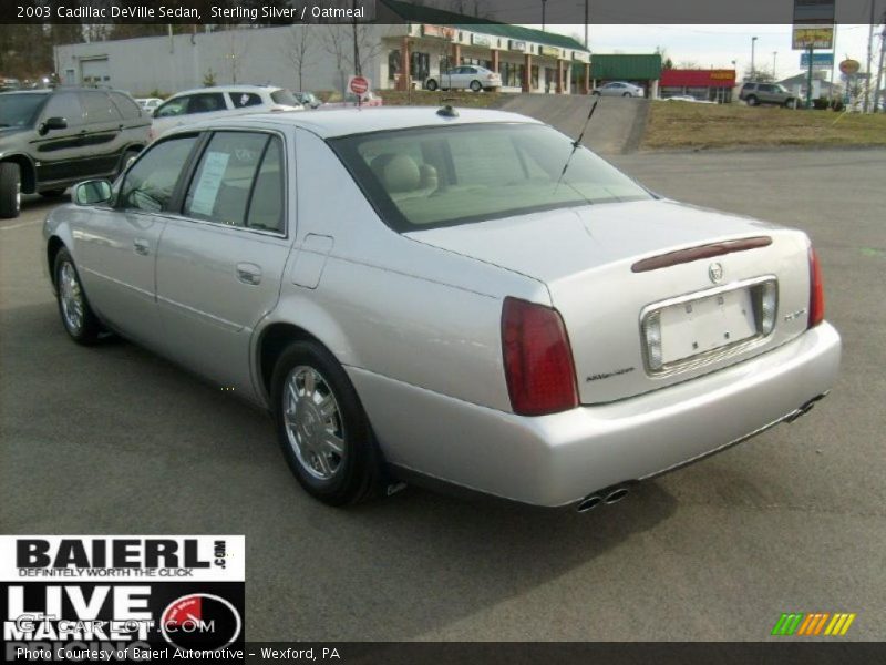 Sterling Silver / Oatmeal 2003 Cadillac DeVille Sedan