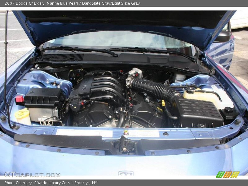 Marine Blue Pearl / Dark Slate Gray/Light Slate Gray 2007 Dodge Charger