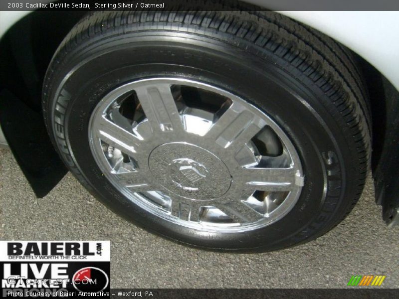 Sterling Silver / Oatmeal 2003 Cadillac DeVille Sedan