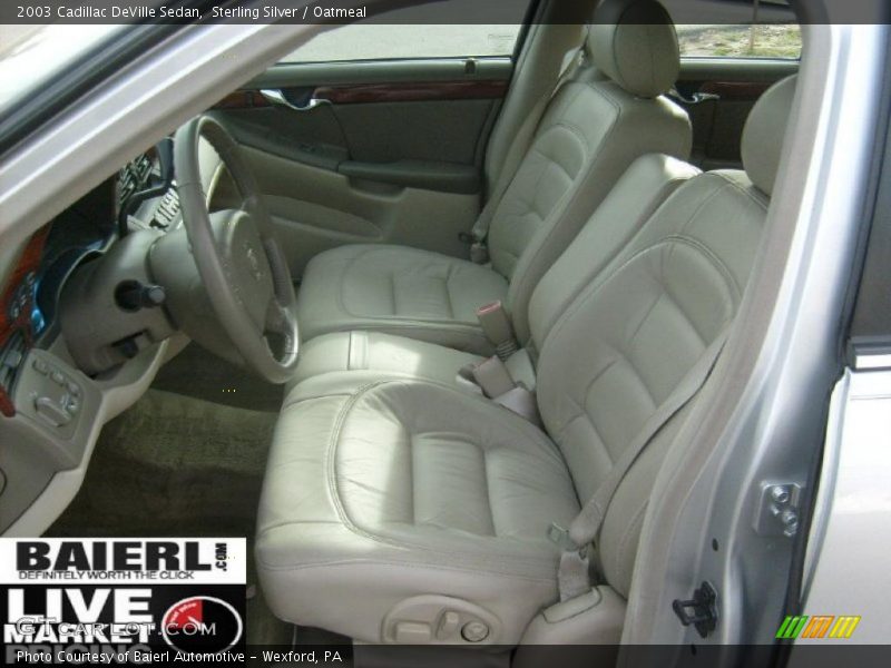 Sterling Silver / Oatmeal 2003 Cadillac DeVille Sedan