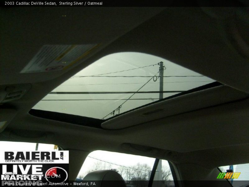 Sterling Silver / Oatmeal 2003 Cadillac DeVille Sedan
