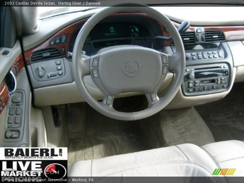 Sterling Silver / Oatmeal 2003 Cadillac DeVille Sedan