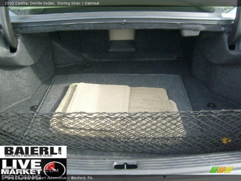 Sterling Silver / Oatmeal 2003 Cadillac DeVille Sedan