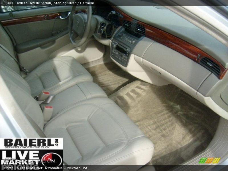 Sterling Silver / Oatmeal 2003 Cadillac DeVille Sedan