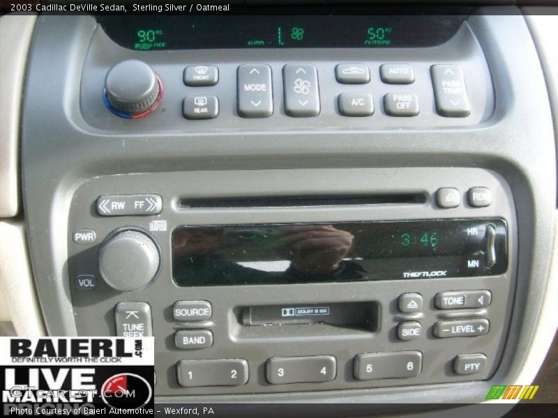 Sterling Silver / Oatmeal 2003 Cadillac DeVille Sedan