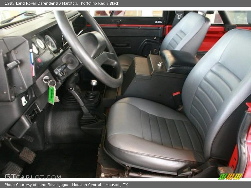  1995 Defender 90 Hardtop Black Interior