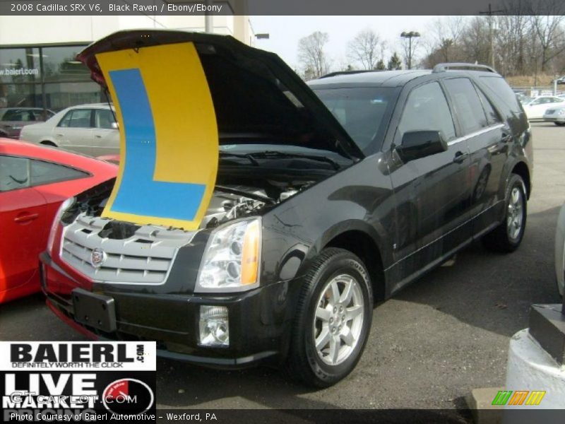 Black Raven / Ebony/Ebony 2008 Cadillac SRX V6