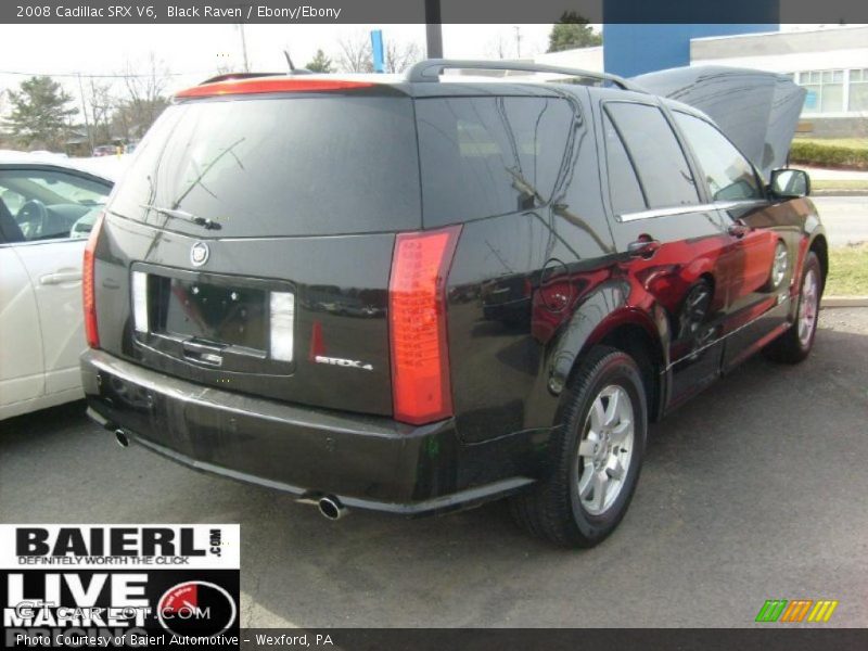 Black Raven / Ebony/Ebony 2008 Cadillac SRX V6