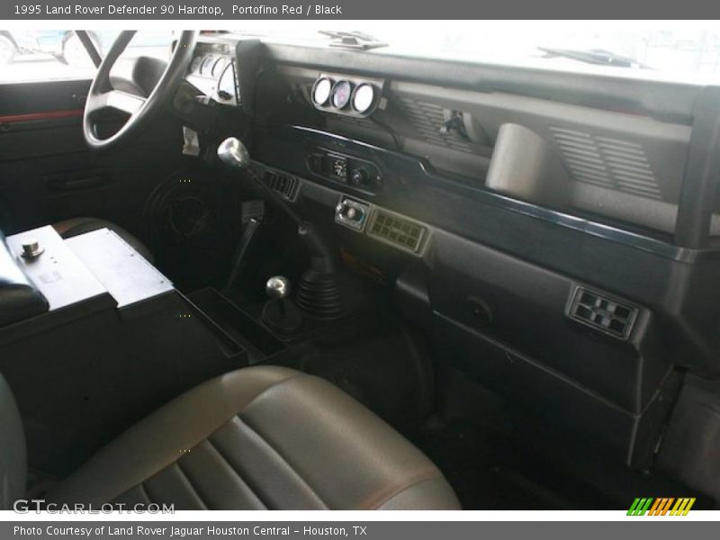 Dashboard of 1995 Defender 90 Hardtop