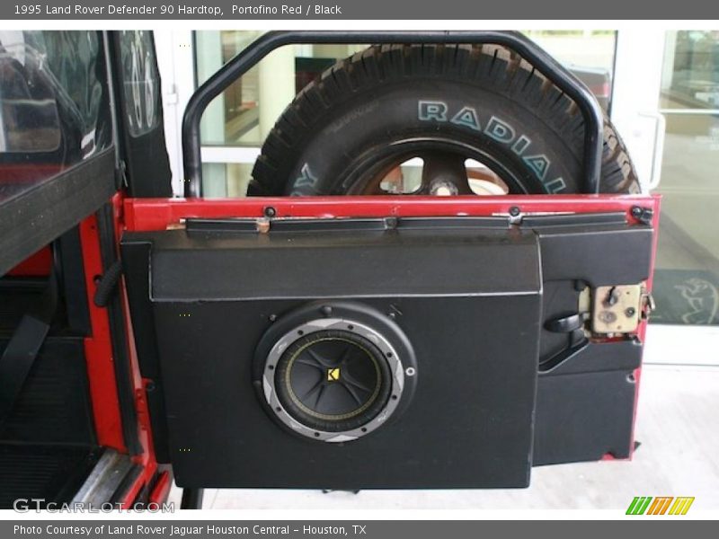 Portofino Red / Black 1995 Land Rover Defender 90 Hardtop