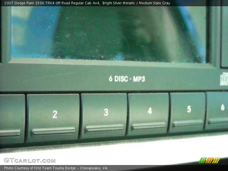 Bright Silver Metallic / Medium Slate Gray 2007 Dodge Ram 1500 TRX4 Off Road Regular Cab 4x4