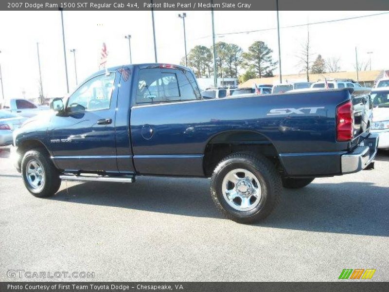 Patriot Blue Pearl / Medium Slate Gray 2007 Dodge Ram 1500 SXT Regular Cab 4x4