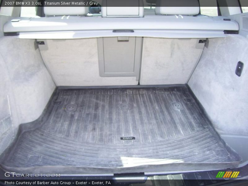 Titanium Silver Metallic / Grey 2007 BMW X3 3.0si