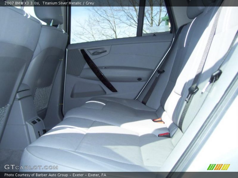 Titanium Silver Metallic / Grey 2007 BMW X3 3.0si