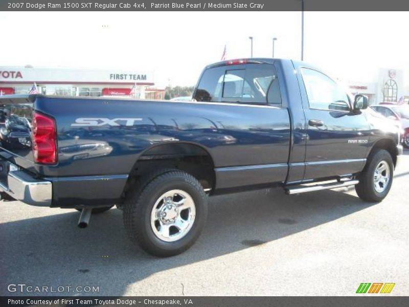 Patriot Blue Pearl / Medium Slate Gray 2007 Dodge Ram 1500 SXT Regular Cab 4x4
