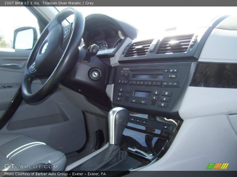 Titanium Silver Metallic / Grey 2007 BMW X3 3.0si