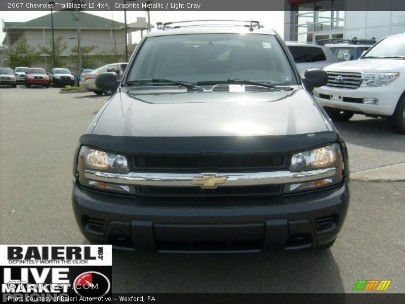 Graphite Metallic / Light Gray 2007 Chevrolet TrailBlazer LS 4x4