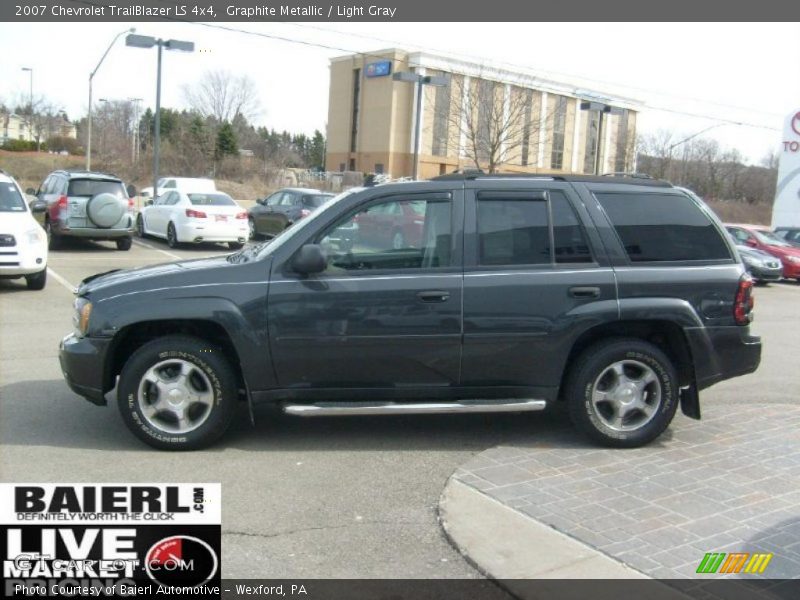 Graphite Metallic / Light Gray 2007 Chevrolet TrailBlazer LS 4x4