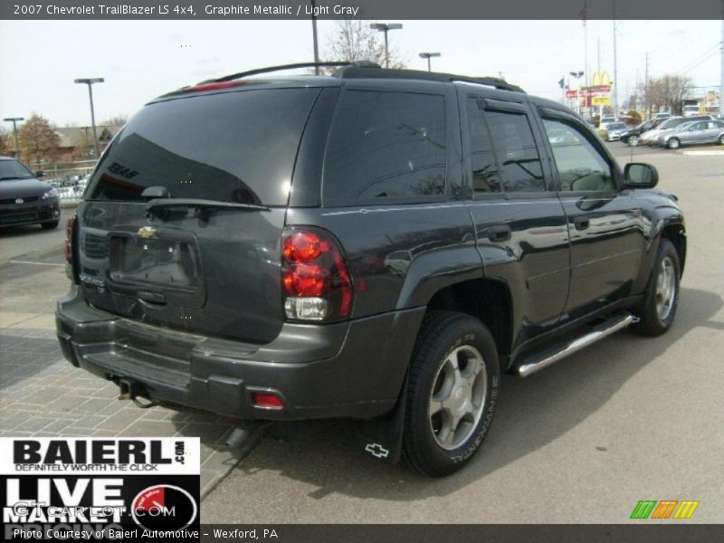 Graphite Metallic / Light Gray 2007 Chevrolet TrailBlazer LS 4x4