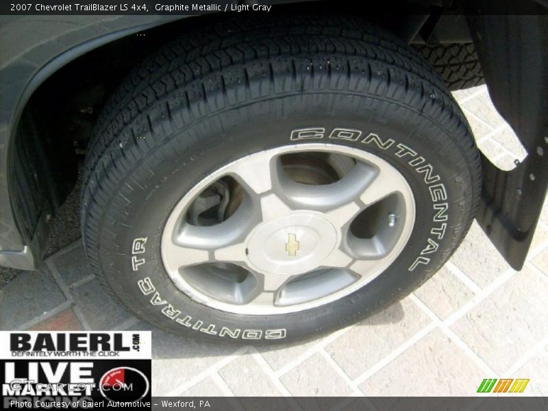 Graphite Metallic / Light Gray 2007 Chevrolet TrailBlazer LS 4x4