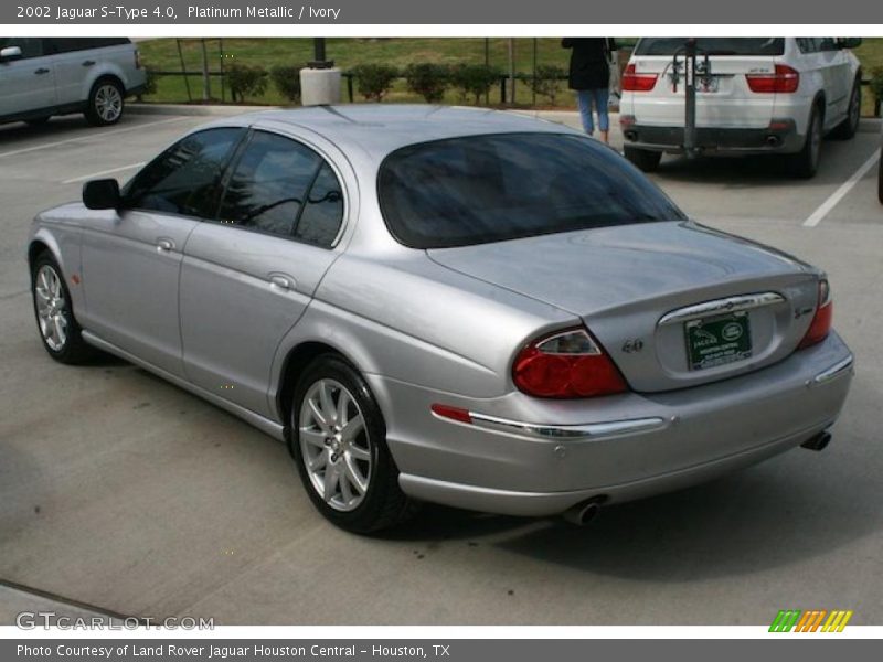 Platinum Metallic / Ivory 2002 Jaguar S-Type 4.0