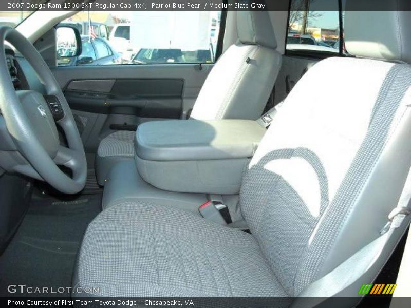 Patriot Blue Pearl / Medium Slate Gray 2007 Dodge Ram 1500 SXT Regular Cab 4x4