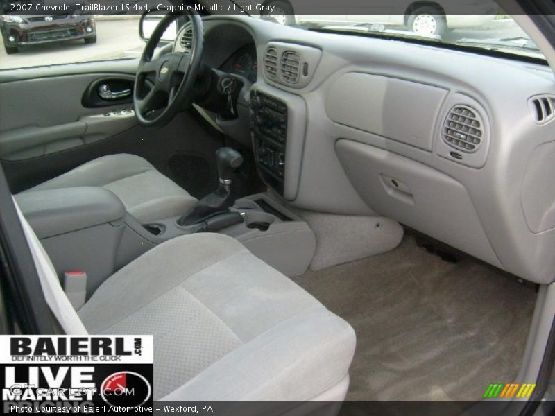 Graphite Metallic / Light Gray 2007 Chevrolet TrailBlazer LS 4x4