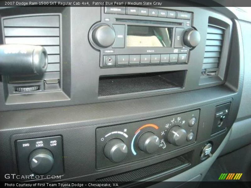 Patriot Blue Pearl / Medium Slate Gray 2007 Dodge Ram 1500 SXT Regular Cab 4x4