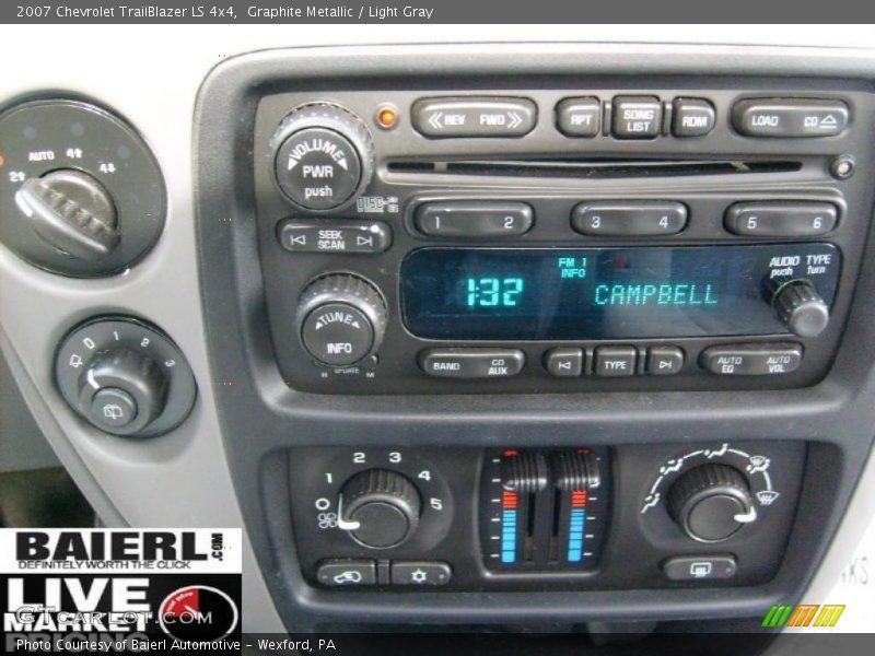 Graphite Metallic / Light Gray 2007 Chevrolet TrailBlazer LS 4x4