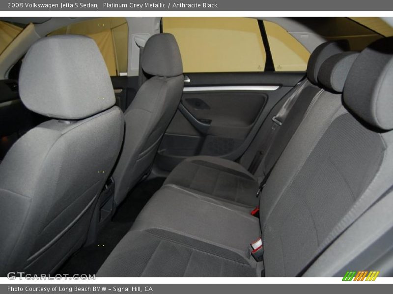 Platinum Grey Metallic / Anthracite Black 2008 Volkswagen Jetta S Sedan